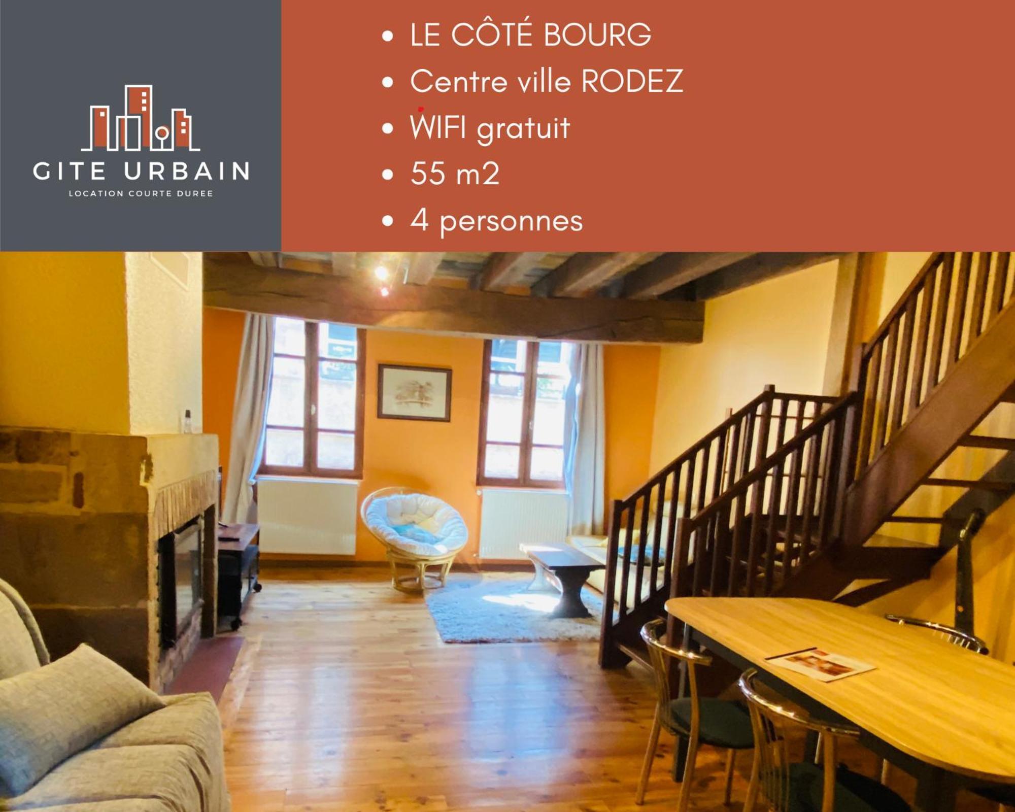 Gite Urbain - Cote Bourg Родез Екстер'єр фото
